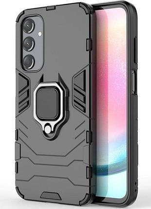 Чехол бампер primolux ring armor для телефона samsung galaxy a25 5g (sm-a256) - black