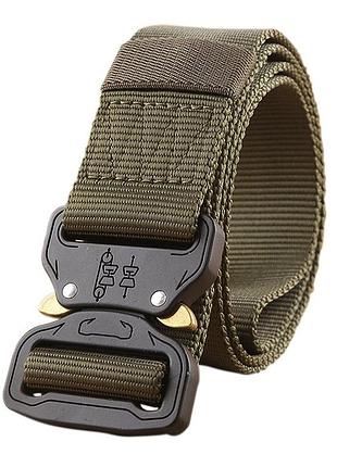 Тактичний поясний ремінь rigger swat - army green