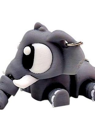 3d брелоки "cute panda/ мила панда", keychain, 3d друк