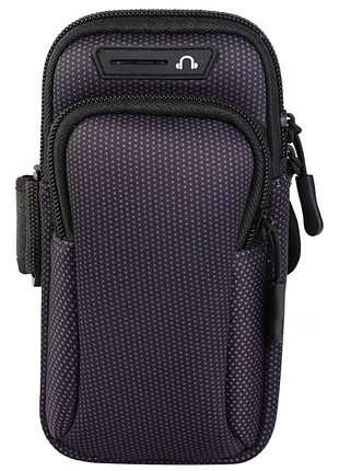 Чехол на руку primo sport универсальный спортивный для телефона до 6.5" - black