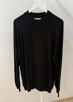 Трикотажний чоловічий светр кофта zara xl