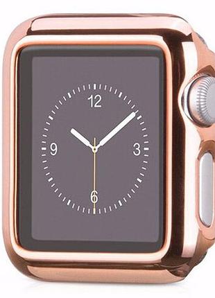 Защитный корпус primo для apple watch 38mm series 2 / 3 - rose gold