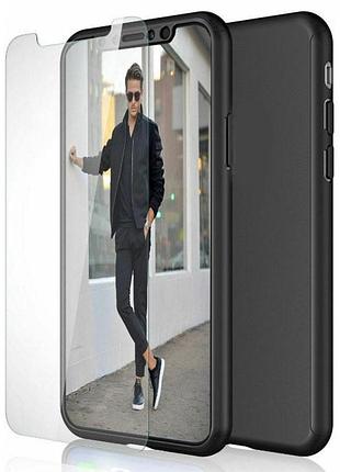 Чехол primolux luxury 360 для телефона apple iphone x / iphone xs - black