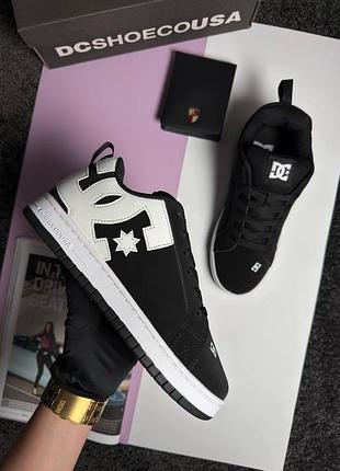 Жіночі кросівки dc shoes court graffik black white