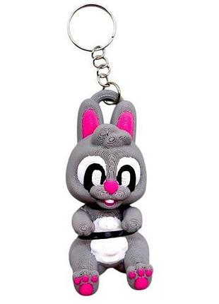 3d брелоки cute bunny keychain / кролик keychain, 3d печать