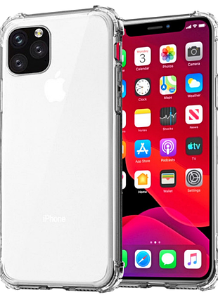 Силіконовий чохол ws shockproof для iphone 13 pro прозорий