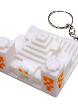 3d брелоки minecraft / майнкрафт desert pyramid / храм в пустелі keychain, 3d печать