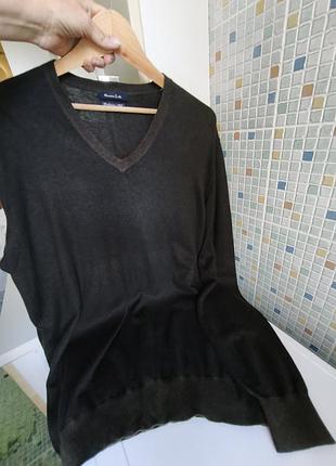 Свитер кашемир, шёлк massimo dutti. 4