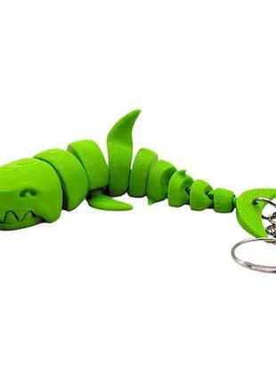 3d брелоки "flexi shark / акула", keychain, 3d печать