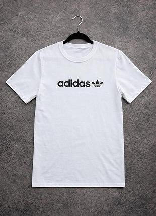 Футболка adidas белый коттон