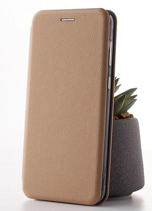 Чехол-книга 360 для xiaomi redmi a1+ art бежевый
