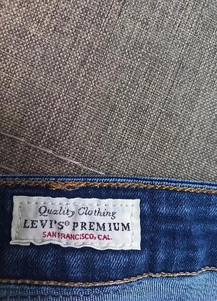 Стрейчевые джинсы levis 8