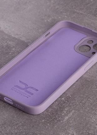 Силіконовий чохол soft silicone case для iphone 14 (без лого) гліцинію 2