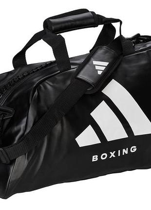Сумка-рюкзак adidas boxing | чорно/біла | adiacc051b