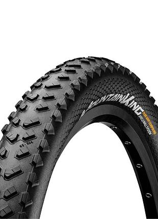 Покришка безкамерна continental mountain king shieldwall, 27.5 x 2.80, чорна, складна