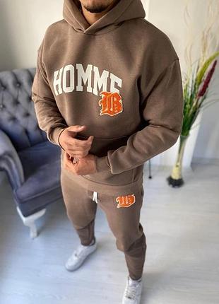 Зимний костюм "home" кофейный m