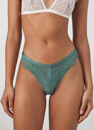Трусики жіночі стринги неймовірно якісне мереживо hunkemoller.