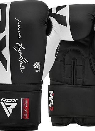 Боксерские перчатки rdx f4 white 16 ун.