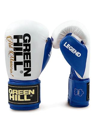 Боксерські рукавички legend green hill 6