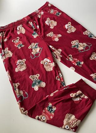 Піжамні велюрові штани чоловічі primark