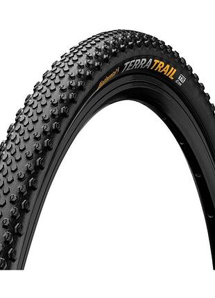 Покришка безкамерна continental terra trail shieldwall 28 " | 700 x 35c | 28 x 1.35 чорна, складна, skin sl