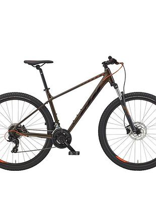 Велосипед ktm chicago 292 29 " рама m / 43, темно-зелений (чорно-помаранчевий), 2022