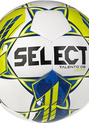 Мяч футбольный select talento db v23 бело-желтый уни 4
