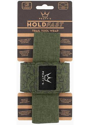 Органайзер на раму для инструмента peaty's holdfast trail tool wrap, moss green