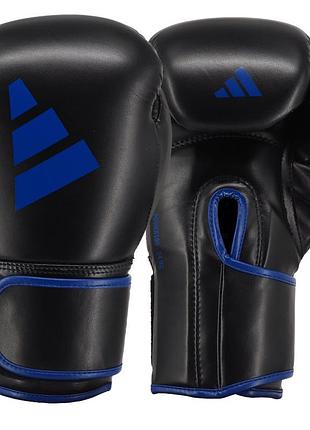 Боксерские перчатки adidas power 100 | черный/синий | pwr100tg