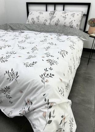 Комплект постельного белья евро 200х220 бязь gold luxe наволочки 70х70 аромат тишины