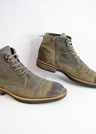 Ecco kenton artisan lace boot чоловічі замшеві черевики оригінал! розмір 43 28 см