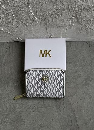Кошелек женский michael kors мини большой логотип белый есть