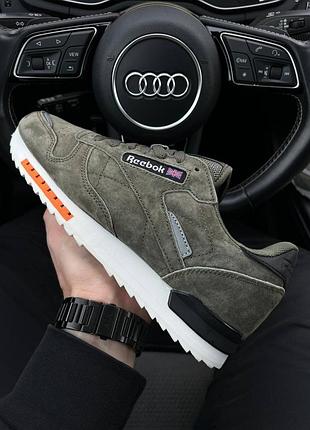 Чоловічі кросівки reebok classic m army green/мужские кроссовки 46
