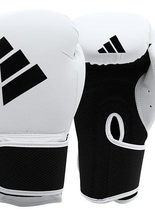Боксерские перчатки adidas power 25 | белый/черный | pwr25tg