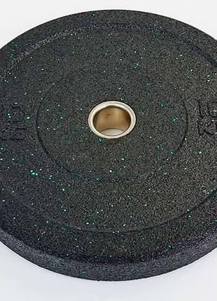 Бамперні диски для кросфіту bumper plates із структурної гуми d-51мм raggy та-5126-25 10кг