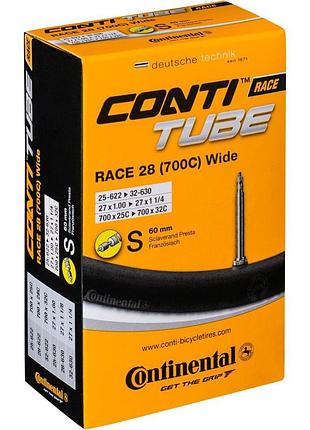 Камера continental race tube wide 28" s60 re , 25-622 -> 32-630, 125 г