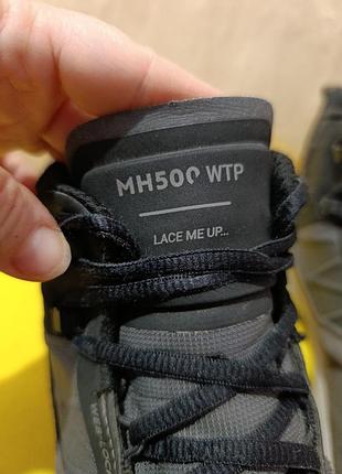 Шкіряні водонепроникні трекінгові черевики quechua waterproof