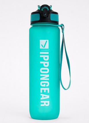 Зеленая бутылка для воды ippongear 1 000 мл