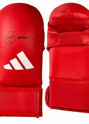 Перчатки для каратэ adidas с лицензией wkf | красный | 661.22