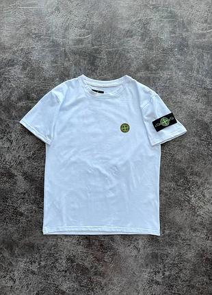 Футболка stone island біла