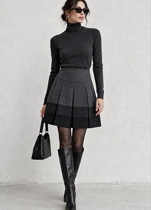 Елегантна спідниця плісе sportmax code max mara • 100% virgin wool