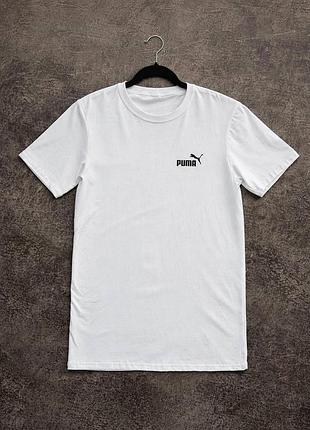 Футболка puma біла котон