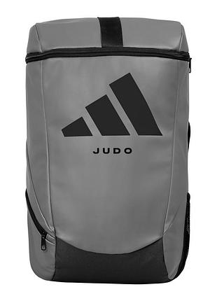Рюкзак adidas с черным логотипом judo | серый | adiacc091j