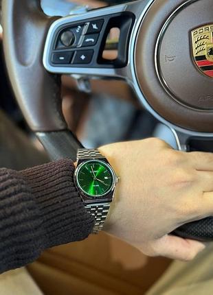 Часы casio с зеленым циферблатом
