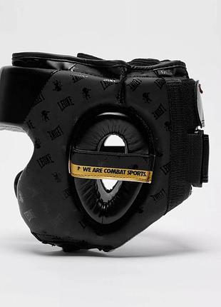 Боксерский шлем leone dna black m 3