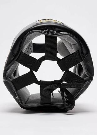 Боксерский шлем leone dna black m 6