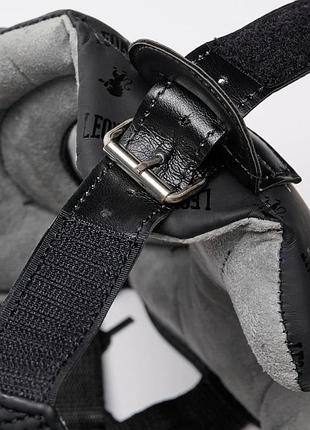 Боксерский шлем leone dna black m 9