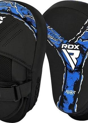 Лапы rdx focus pad new aura f17 черный, синий уни one size
