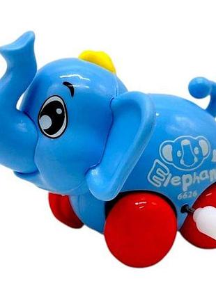 Заводная игрушка "слоник" (голубой), цвета в ассортименте