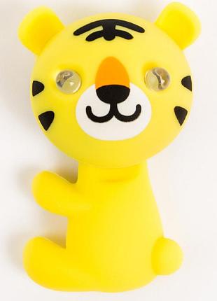 Мигалка для дитячого велосипеда zoonimal тигр, led, на підсідел. світіння: червоний